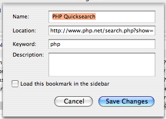 PHP quicksearch